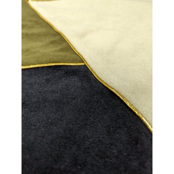 Vintage Fashion Formulas Womens Small Colorblock Sweater With Gold Trim Pullover - Picture 5 of 9